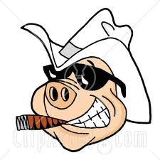 Cerdo Fumando Puro
