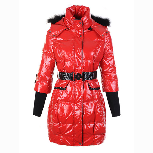 Moncler Coats Women Gaelle Long Red