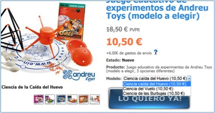 compra con modelos