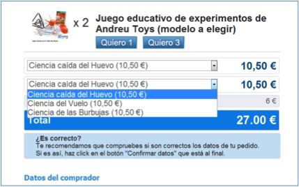 compra con modelos